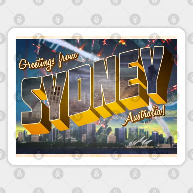 Asplenia Studios "Greetings from Sydney!" Sticker by AspleniaStudios